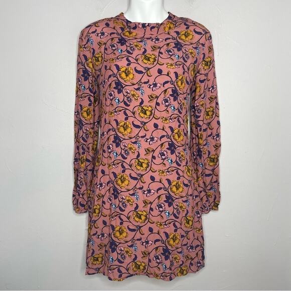 FOR LOVE & LEMONS Urban Outfitters Holiday Floral Mini Dress Size XS Feminine - Picture 1 of 12